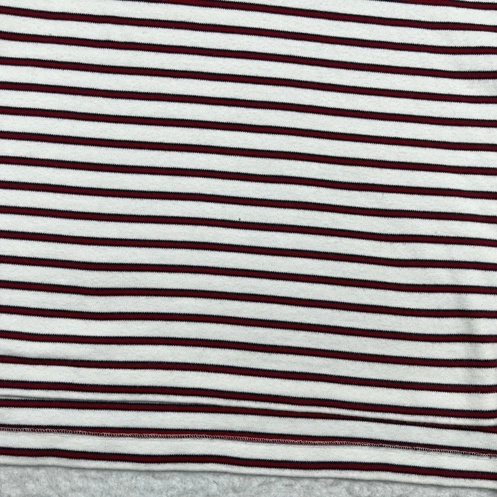 Polo Ralph Lauren Shirt Mens XL White Red‎ Striped Casual Preppy Workwear Travel